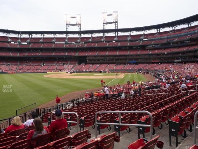 Busch Stadium - Section Lower Left Field Box 168 Seat View