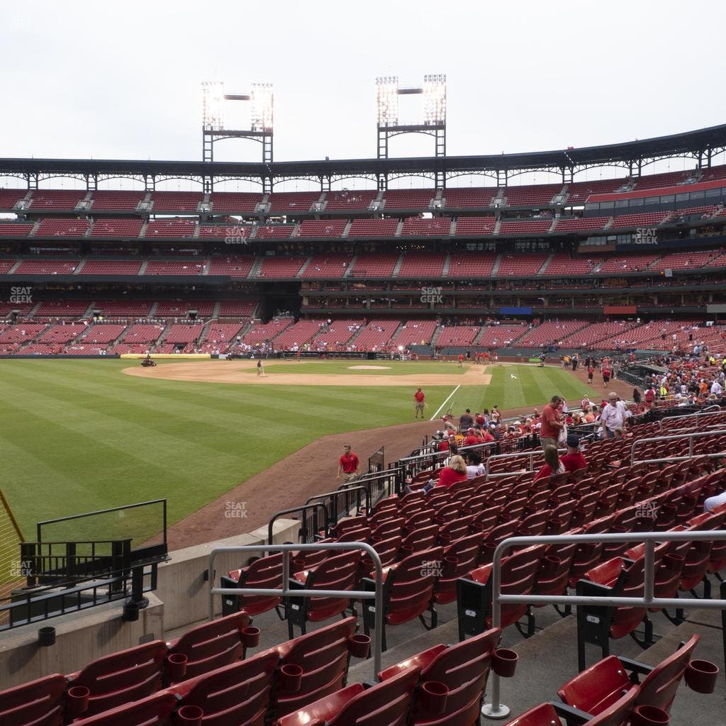Busch Stadium - Section Lower Left Field Box 169 Seat View