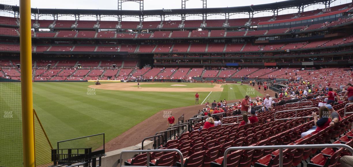 Busch Stadium - Section Lower Left Field Box 169 Seat View