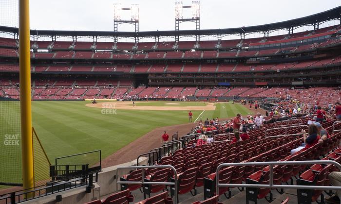 Busch Stadium - Section Lower Left Field Box 169 Seat View