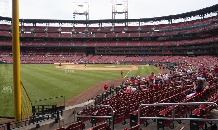 Busch Stadium - Section Lower Left Field Box 169 Seat View