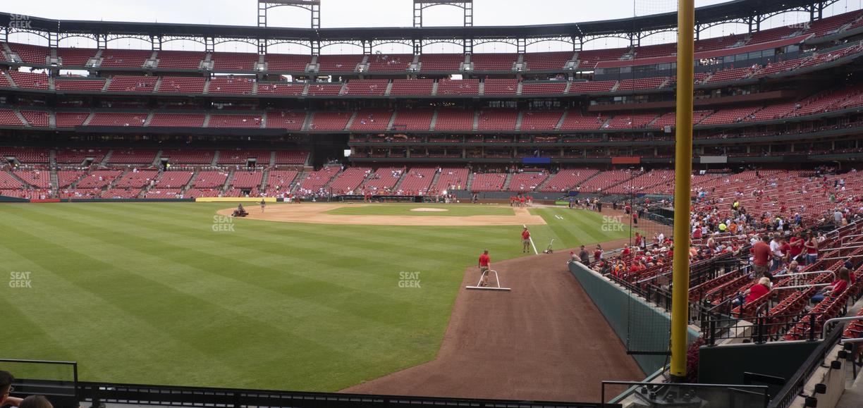 Busch Stadium - Section Lower Left Field Box 170 Seat View