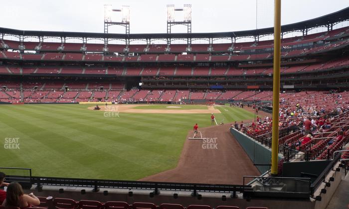 Busch Stadium - Section Lower Left Field Box 170 Seat View
