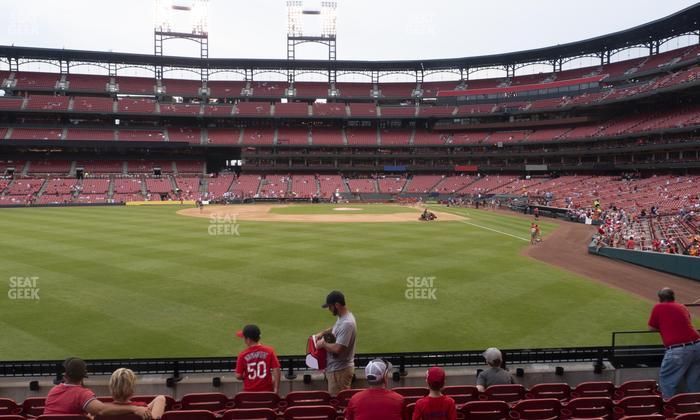 Busch Stadium - Section Lower Left Field Box 172 Seat View