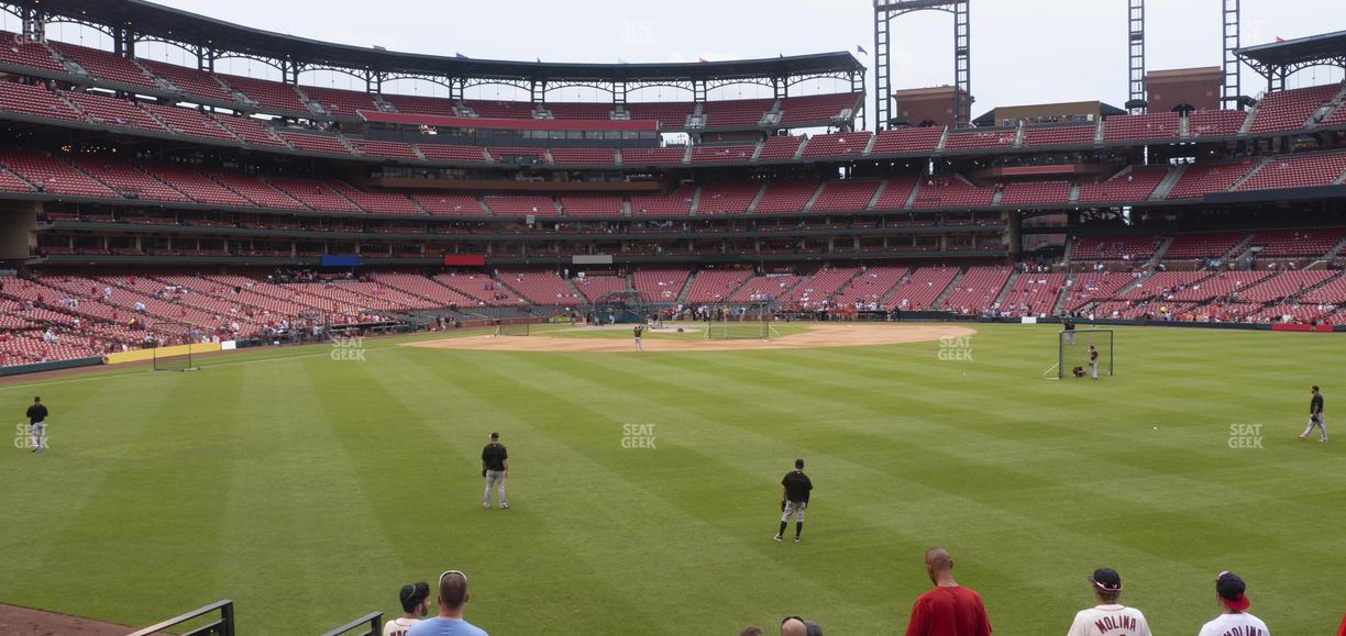Busch Stadium - Section Lower Right Field Bleachers 105 Seat View