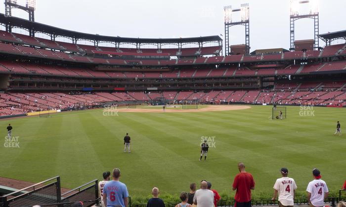 Busch Stadium - Section Lower Right Field Bleachers 105 Seat View