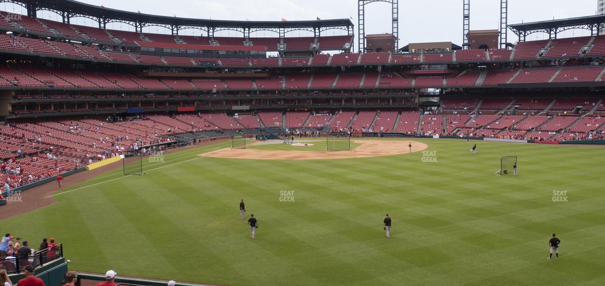 Busch Stadium - Section Lower Right Field Bleachers 107 Seat View