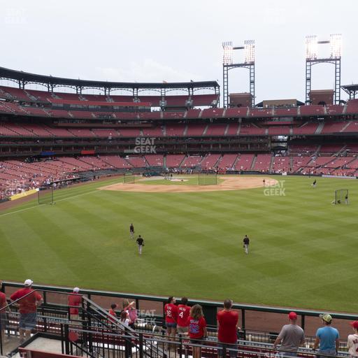 Busch Stadium - Section Lower Right Field Bleachers 107 Seat View