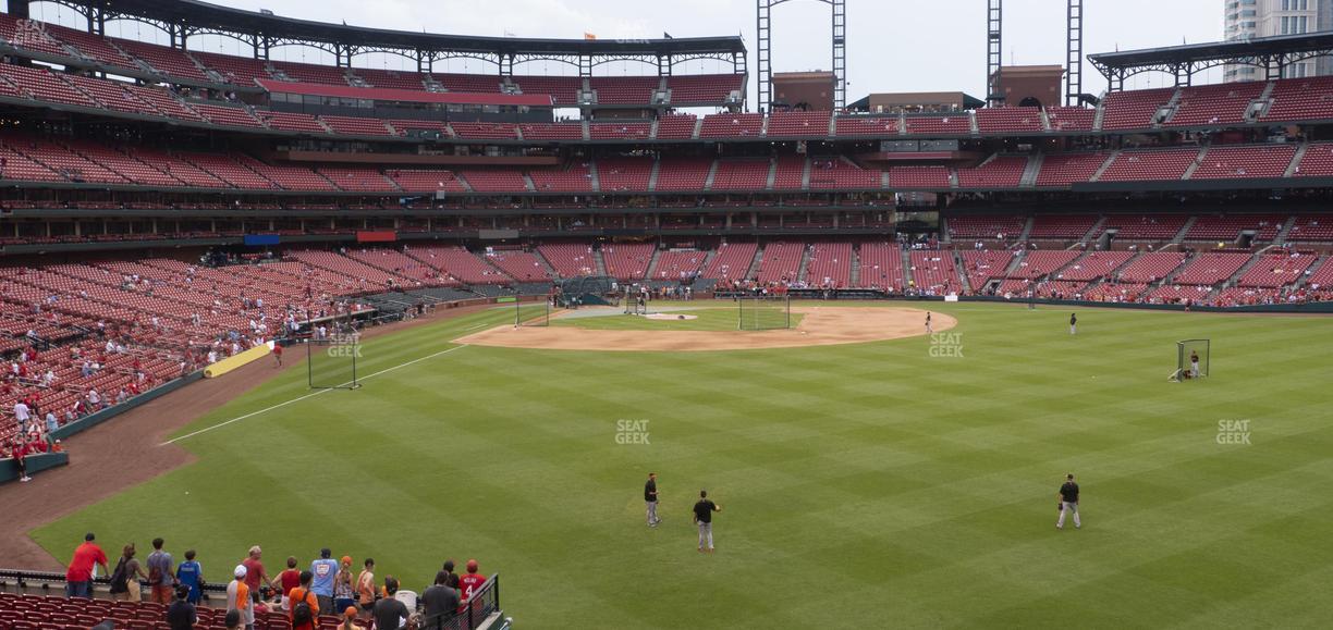 Busch Stadium - Section Lower Right Field Bleachers 109 Seat View