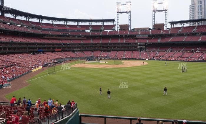 Busch Stadium - Section Lower Right Field Bleachers 109 Seat View