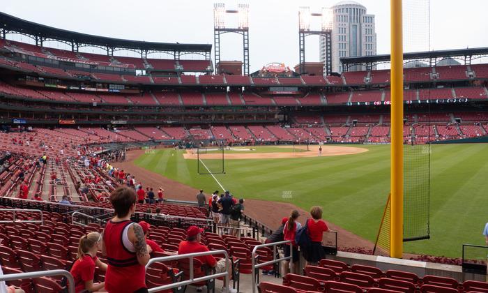 Busch Stadium - Section Lower Right Field Box 130 Seat View