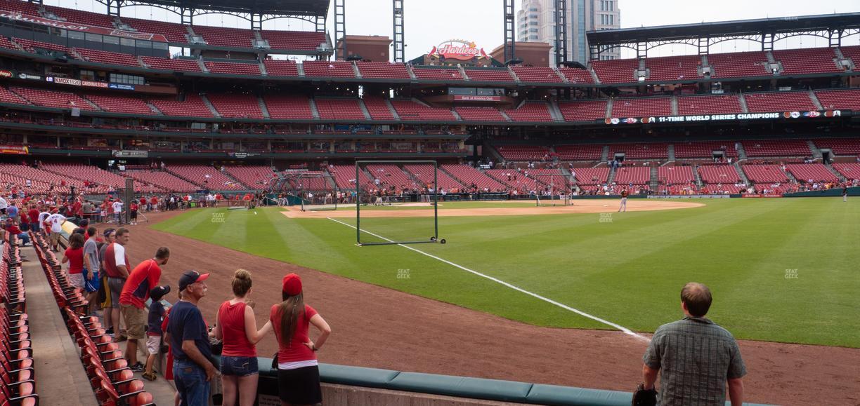 Busch Stadium - Section Lower Right Field Box 132 Seat View
