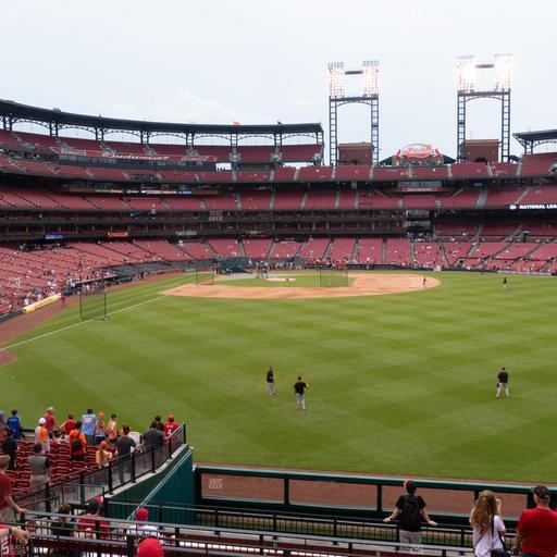 Busch Stadium - Section Right Field Bleachers 109 Seat View
