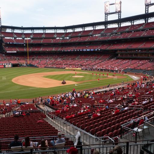 Busch Stadium - Section Third Base Field Box 161 Seat View