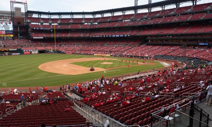 Busch Stadium - Section Third Base Field Box 161 Seat View