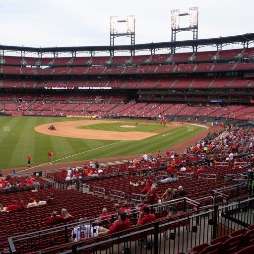 Busch Stadium - Section Third Base Field Box 164 Seat View