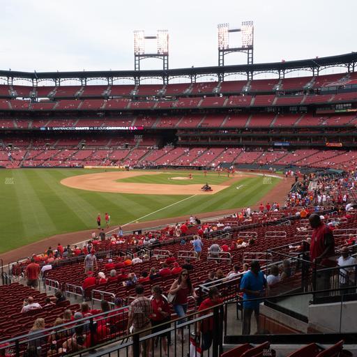 Busch Stadium - Section Third Base Field Box 165 Seat View