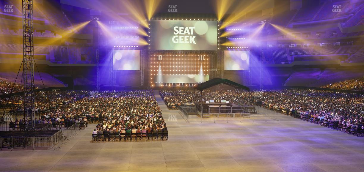 Caesars Superdome - Section 101 Club Seat View