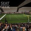 Preview of Caesars Superdome - Section 101 Seat View