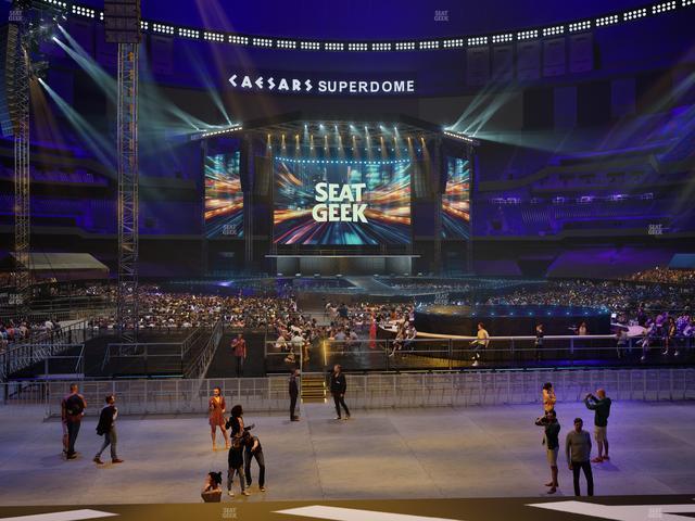 Caesars Superdome - Section 101 Seat View
