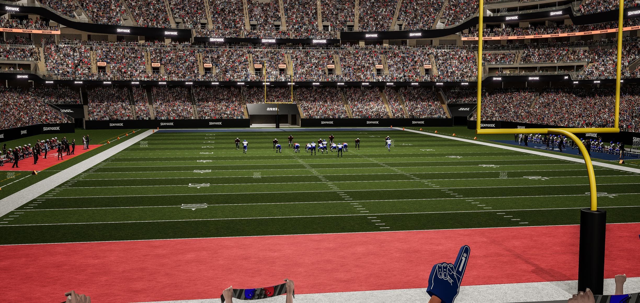 Caesars Superdome - Section 101 Seat View