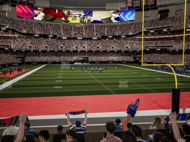 Caesars Superdome - Section 101 Seat View Caesars Superdome - Section 101 Seat View