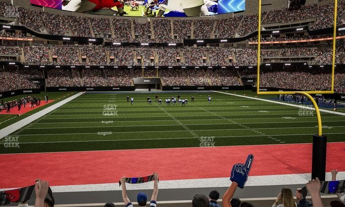 Caesars Superdome - Section 101 Seat View