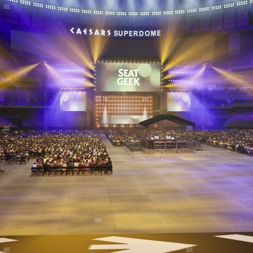 Caesars Superdome - Section 101 Seat View
