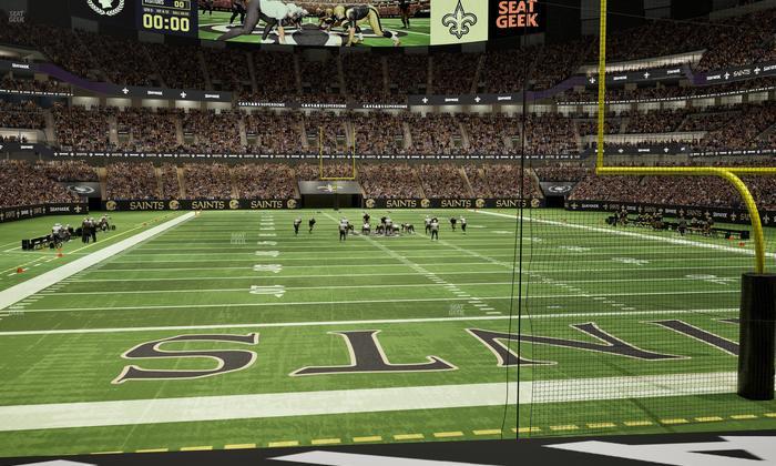 Caesars Superdome - Section 101 Seat View
