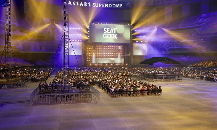Caesars Superdome - Section 102 Club Seat View