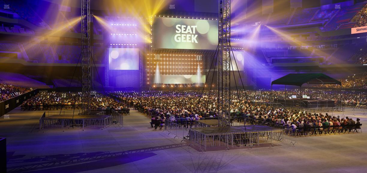 Caesars Superdome - Section 104 Seat View