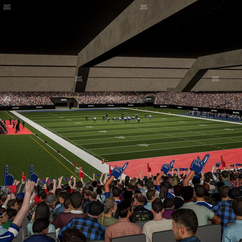 Caesars Superdome - Section 104 Seat View