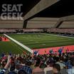 Preview of Caesars Superdome - Section 104 Seat View