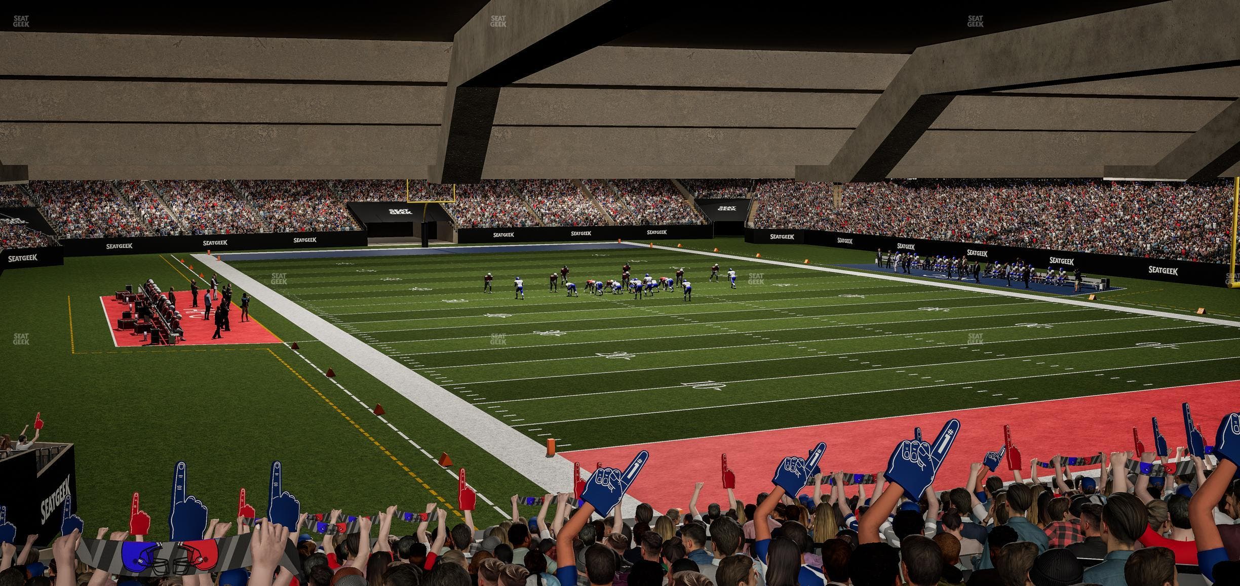 Caesars Superdome - Section 104 Seat View