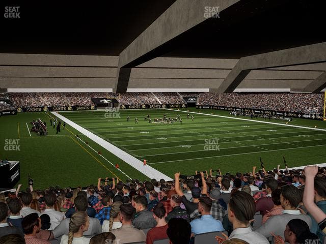 Caesars Superdome - Section 104 Seat View