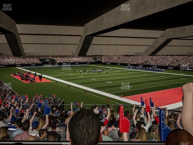 Caesars Superdome - Section 106 Seat View