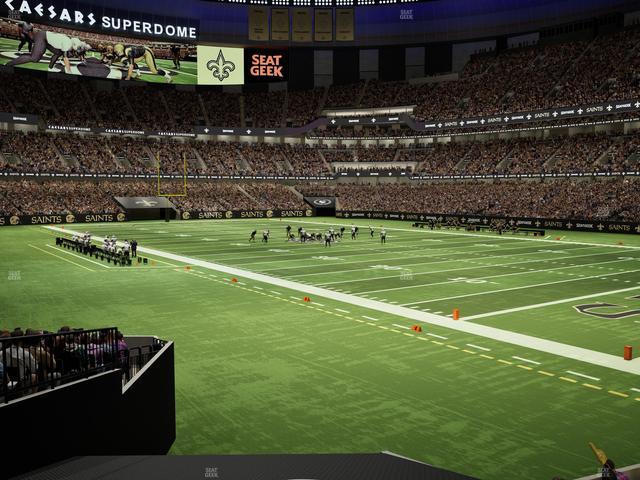 Caesars Superdome - Section 106 Seat View