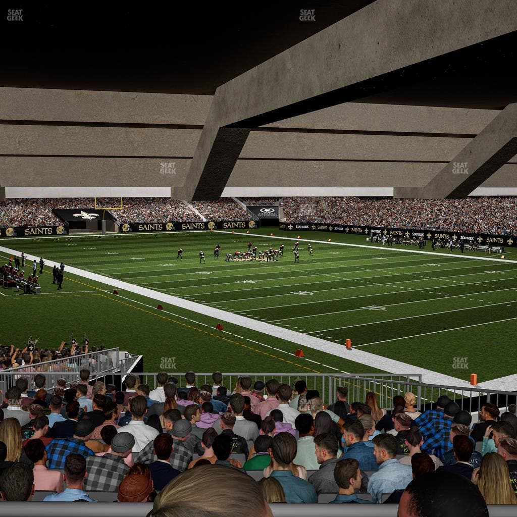 Caesars Superdome - Section 106 Seat View