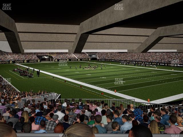 Caesars Superdome - Section 106 Seat View