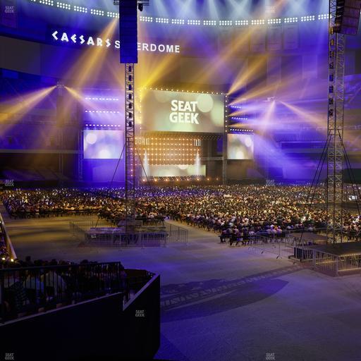 Caesars Superdome - Section 106 Seat View
