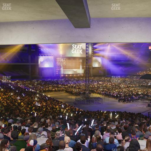 Caesars Superdome - Section 107 Seat View