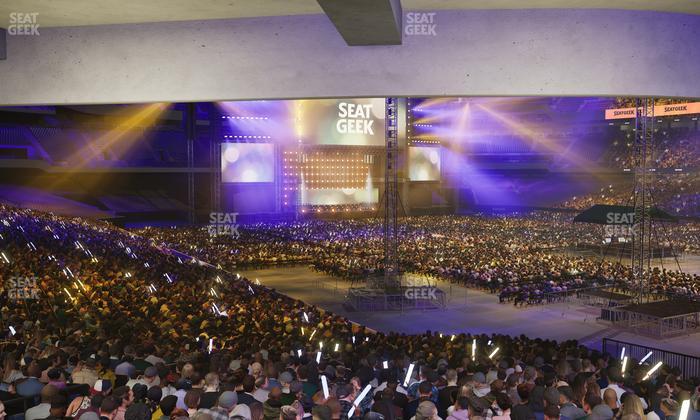 Caesars Superdome - Section 107 Seat View