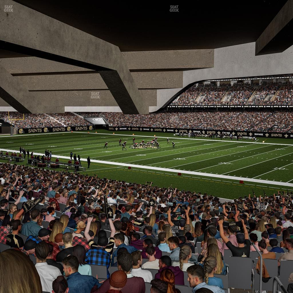 Caesars Superdome - Section 109 Seat View
