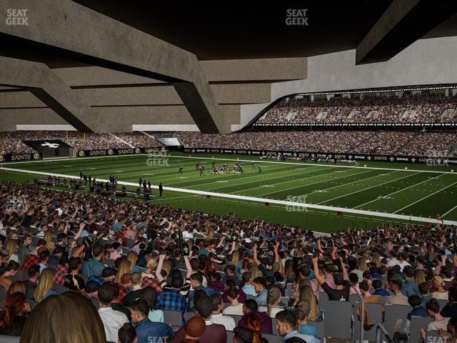Caesars Superdome - Section 109 Seat View