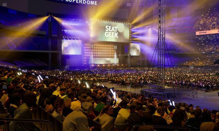Caesars Superdome - Section 109 Seat View