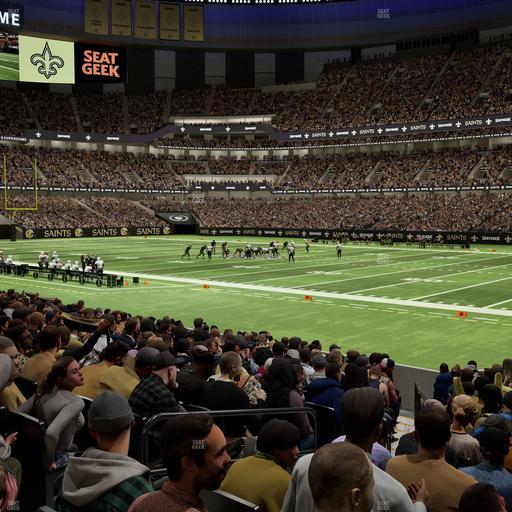 Caesars Superdome - Section 109 Seat View