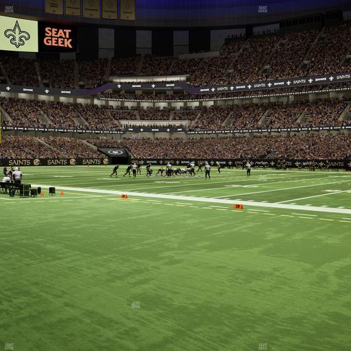Caesars Superdome - Section 111 Seat View