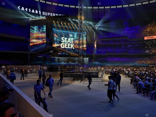Caesars Superdome - Section 111 Seat View