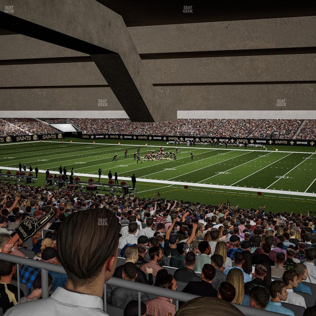Caesars Superdome - Section 111 Seat View