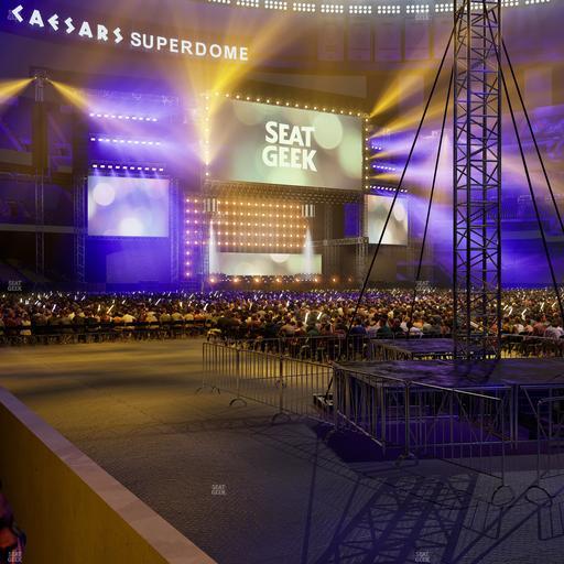 Caesars Superdome - Section 111 Seat View